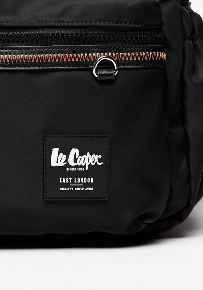 Lee Cooper Solid Backpack with Adjustable Shoulder Straps