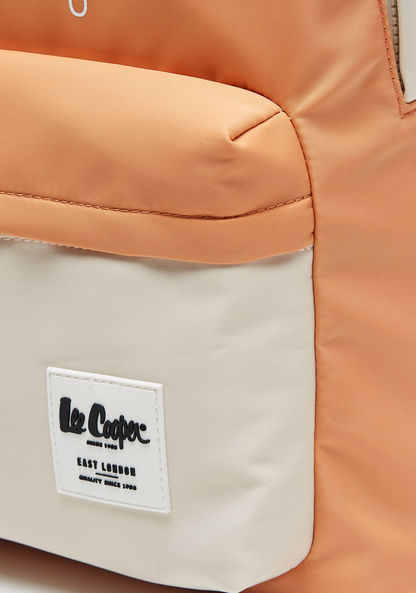 Lee Cooper Colourblock Backpack with Adjustable Shoulder Straps