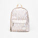 Lee Cooper Logo Print Backpack with Adjustable Straps-Women%27s Backpacks-thumbnail-0