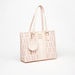 Elle Printed Tote Bag with Coin Purse Charm-Women%27s Handbags-thumbnailMobile-1