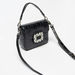 Celeste Textured Crossbody Bag with Stone Embellished Buckle and Top Handle-Women%27s Handbags-thumbnail-2