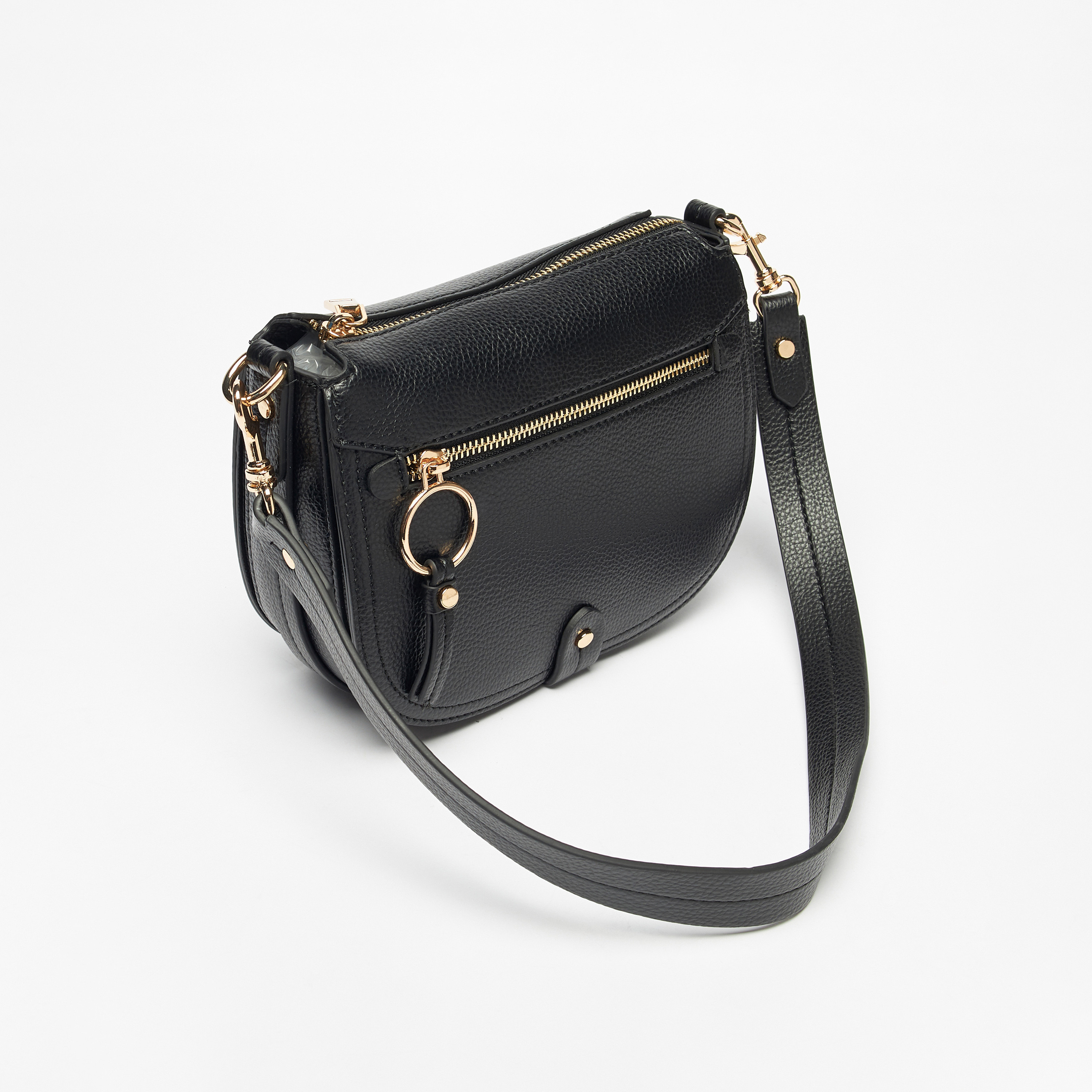 Black crossbody bag discount with removable strap