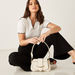 Celeste Textured Shoulder Bag with Top Handle and Adjustable Strap-Women%27s Handbags-thumbnail-0