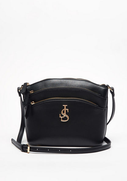 Jane Shilton Solid Crossbody Bag with Adjustable Strap-Women%27s Handbags-image-1