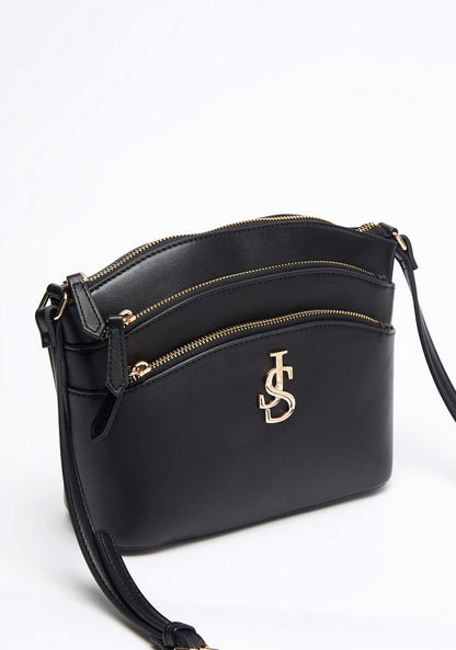 Jane Shilton Solid Crossbody Bag with Adjustable Strap-Women%27s Handbags-image-3