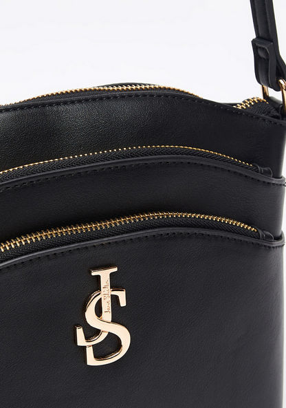 Jane Shilton Solid Crossbody Bag with Adjustable Strap-Women%27s Handbags-image-4