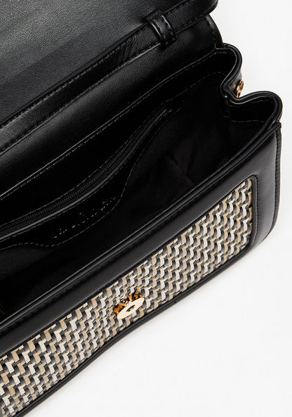 Jane Shilton Textured Crossbody Bag with Adjustable Strap and Button Closure-Women%27s Handbags-image-4