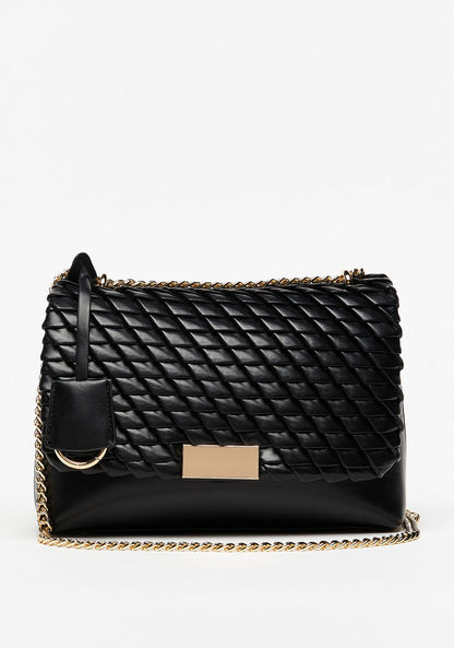Jane Shilton Quilted Crossbody Bag with Chain Strap
