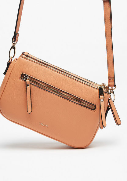 Celeste Crossbody Bag with Adjustable Strap and Zip Closure-Women%27s Handbags-image-1