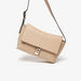 Celeste Solid Shoulder Bag with Adjustable Strap and Twist Lock Closure-Women%27s Handbags-thumbnail-2