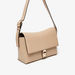 Celeste Solid Shoulder Bag with Adjustable Strap and Twist Lock Closure-Women%27s Handbags-thumbnail-3