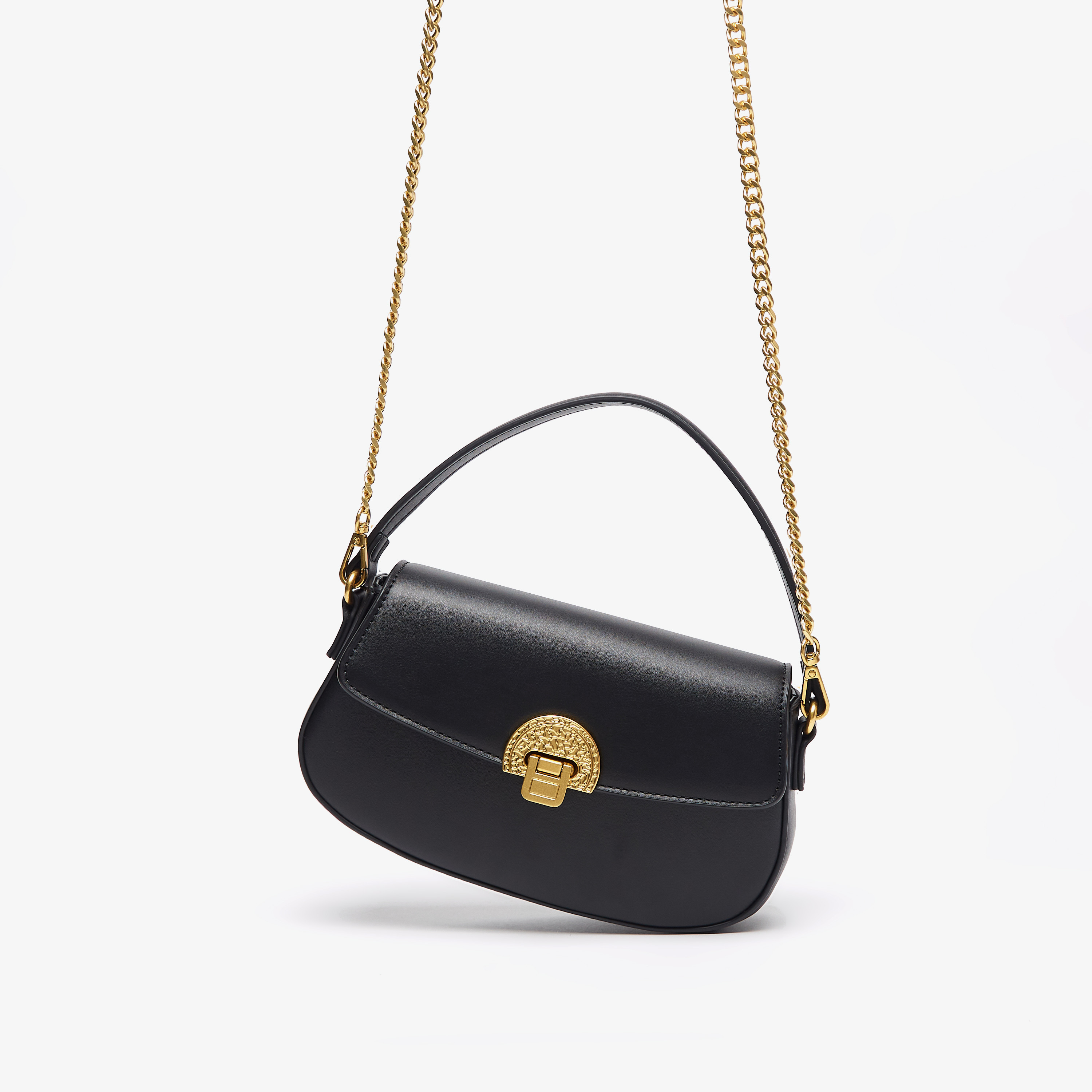 شنطة كروس بودي سادة بحزام سلسلة من سيليست-women-bagsandwallets-handbags-image-3