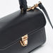 Celeste Solid Satchel Bag with Detachable Strap and Clasp Closure-Women%27s Handbags-thumbnailMobile-4