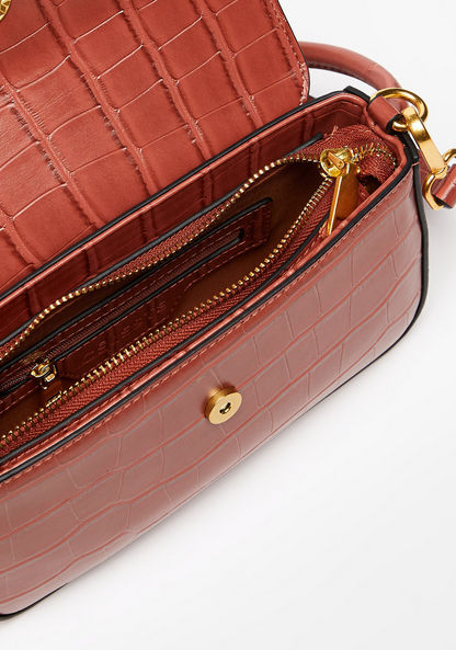 Celeste Textured Shoulder Bag with Detachable Strap