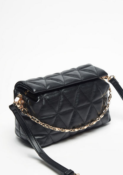 Celeste Quilted Crossbody Bag with Detachable Straps and Zip Closure-Women%27s Handbags-image-3