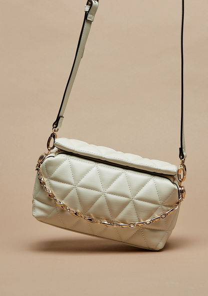 Celeste Quilted Crossbody Bag with Detachable Straps and Zip Closure-Women%27s Handbags-image-4