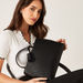 Celeste Monogram Embossed Tote Bag with Handle Zip Closure-Women%27s Handbags-thumbnailMobile-0