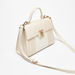 Elle Monogram Print Satchel Bag with Detachable Strap and Twist Lock Closure-Women%27s Handbags-thumbnailMobile-2