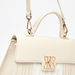 Elle Monogram Print Satchel Bag with Detachable Strap and Twist Lock Closure-Women%27s Handbags-thumbnail-3