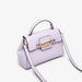 Elle Solid Satchel Bag with Chain Detail and Detachable Strap-Women%27s Handbags-thumbnail-3