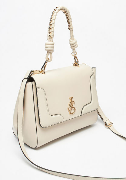 Jane Shilton Satchel Bag with Braided Top Handle-Women%27s Handbags-image-2