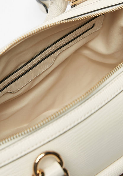 Jane Shilton Textured Bowler Bag with Double Handles-Women%27s Handbags-image-3