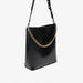 Celeste Solid Shoulder Bag with Chain Detail and Pouch-Women%27s Handbags-thumbnailMobile-3