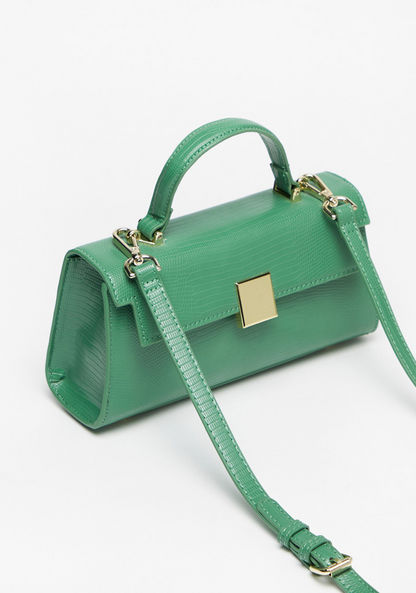 Celeste Textured Satchel Bag with Handle and Strap-Women%27s Handbags-image-2