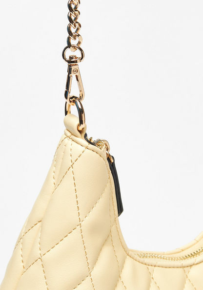 Celeste Quilted Crossbody Bag with Chain Strap Detail