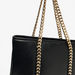 Celeste Solid Tote Bag with Metallic Chain Strap-Women%27s Handbags-thumbnail-3