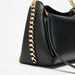 Celeste Solid Shoulder Bag with Chain Detail-Women%27s Handbags-thumbnail-3
