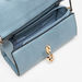 Celeste Textured Satchel Bag with Chain Strap and Flap Closure-Women%27s Handbags-thumbnail-5