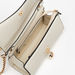 Celeste Textured Satchel Bag with Chain Strap and Flap Closure-Women%27s Handbags-thumbnail-5