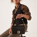 Celeste Solid Satchel Bag with Detachable Strap and Button Closure-Women%27s Handbags-thumbnailMobile-0