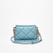Celeste Quilted Crossbody Bag with Detachable Strap and Zip Closure-Women%27s Handbags-thumbnailMobile-1