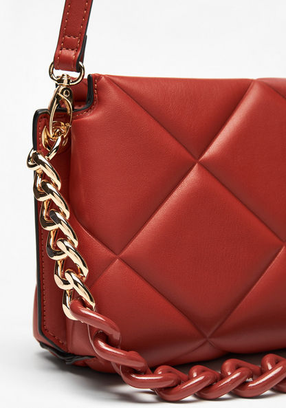 Celeste Quilted Crossbody Bag with Detachable Strap and Zip Closure-Women%27s Handbags-image-3