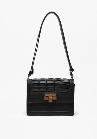 Celeste Pleated Shoulder Bag-Women%27s Handbags-image-0