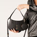Elle Solid Shoulder Bag with Adjustable Strap and Coin Pouch-Women%27s Handbags-thumbnail-0