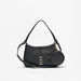 Elle Solid Shoulder Bag with Adjustable Strap and Coin Pouch-Women%27s Handbags-thumbnailMobile-1