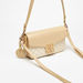Elle Monogram Print Crossbody Bag with Detachable Straps and Flap Closure-Women%27s Handbags-thumbnailMobile-2