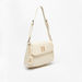 Elle Monogram Embossed Shoulder Bag with Adjustable Strap-Women%27s Handbags-thumbnail-2
