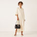 Elle Textured Tote Bag with Detachable Strap and Zip Closure-Women%27s Handbags-thumbnailMobile-4