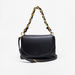 Celeste Solid Satchel Bag with Detachable Strap and Flap Closure-Women%27s Handbags-thumbnail-0