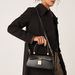 Celeste Solid Satchel Bag with Lock Accent and Handle-Women%27s Handbags-thumbnailMobile-0