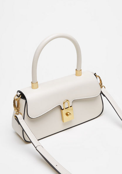 Celeste Solid Satchel Bag with Lock Accent and Handle-Women%27s Handbags-image-2