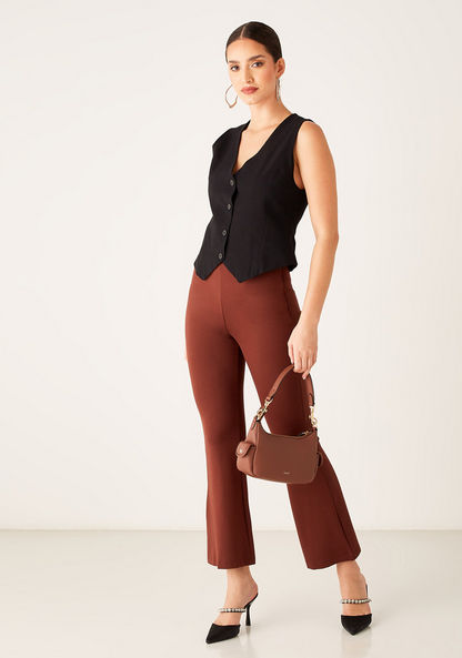 Celeste Solid Shoulder Bag with Detachable Strap-Women%27s Handbags-image-4
