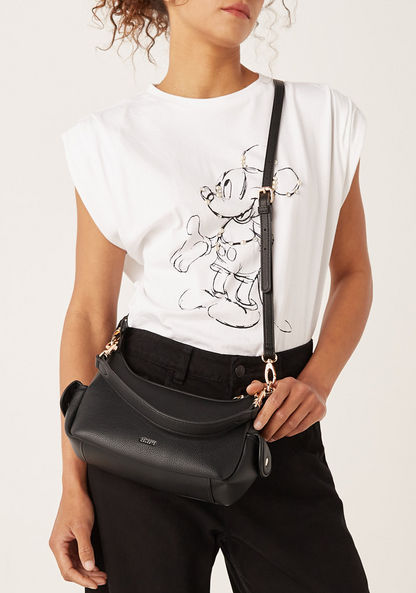 Celeste Solid Shoulder Bag with Detachable Strap-Women%27s Handbags-image-0