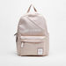 Lee Cooper Logo Print Backpack with Adjustable Shoulder Strap-Women%27s Backpacks-thumbnail-1