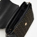 Celeste Textured Satchel Bag with Detachable Strap and Flap Closure-Women%27s Handbags-thumbnail-5