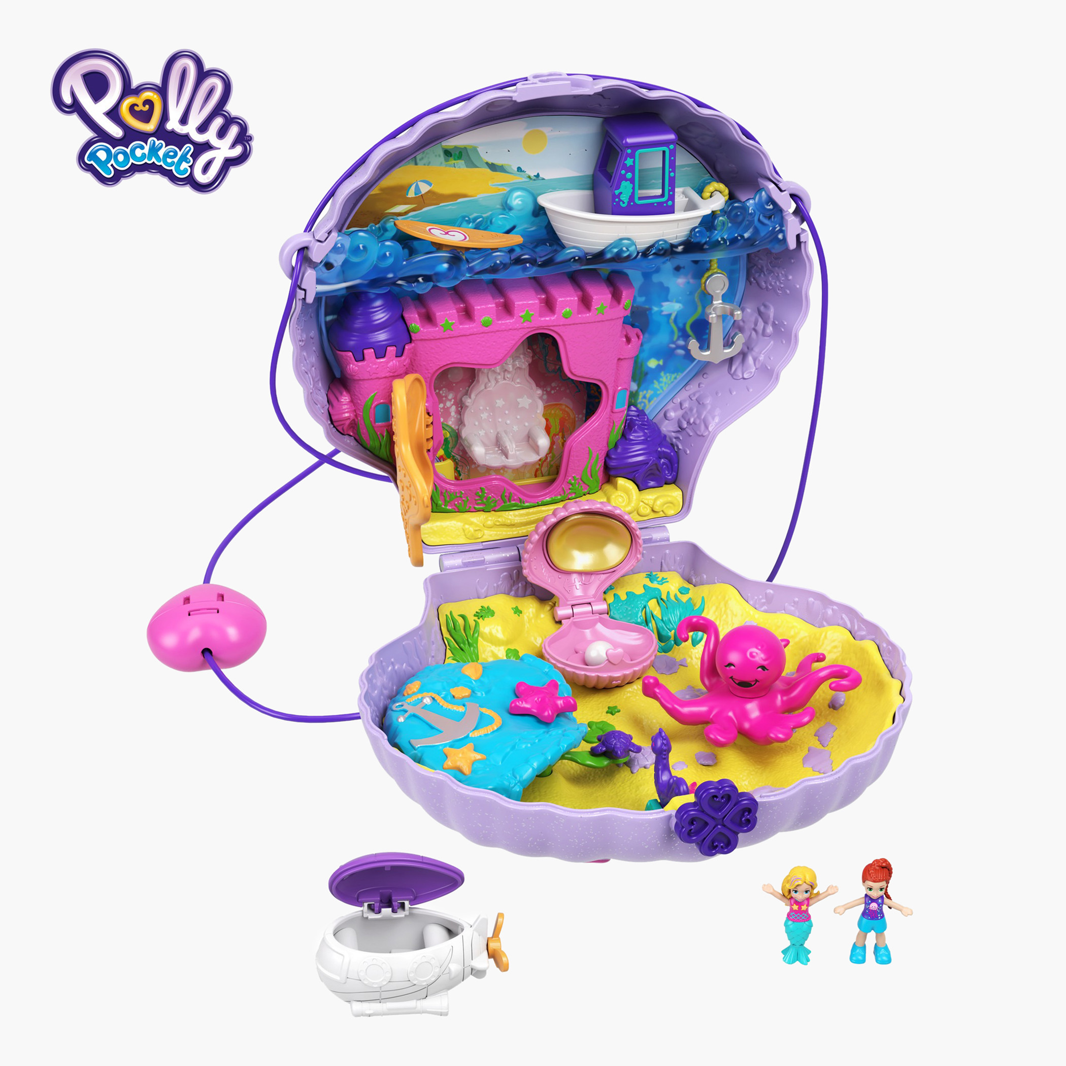 Polly Pocket Assorted 4-Piece Large Wearable Compact Fashion Doll Playset-toys-dollsandplaysets-dollplaysets-image-7